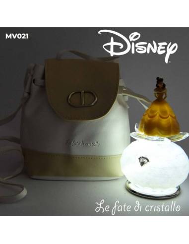 Le Fate Di Cristallo bomboniere Linea Disney lampade luci led la bella e la bestia
