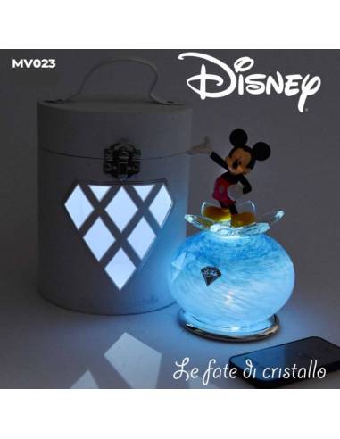Le Fate Di Cristallo bomboniere lampada led Linea Disney Mickey Mouse