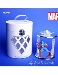 Le Fate Di Cristallo bomboniere supereroi Linea Marvel Captain America