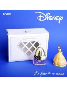 Bomboniere Le Fate Di Cristallo Linea Disney principessa la bella e la bestia borsa profumo viola