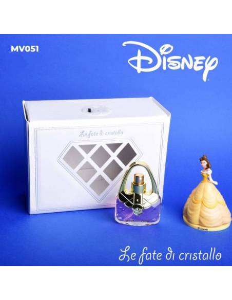 Bomboniere Le Fate Di Cristallo Linea Disney principessa la bella e la bestia borsa profumo viola