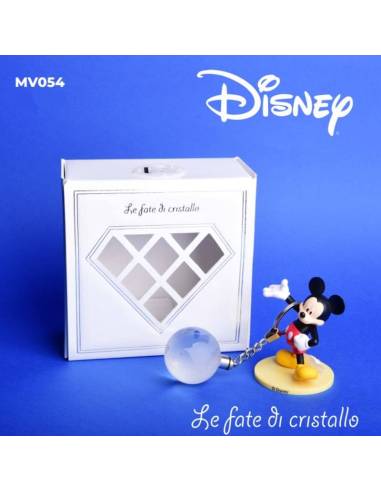 Le Fate Di Cristallo bomboniere Linea Disney Topolino portachiavi mappamondo