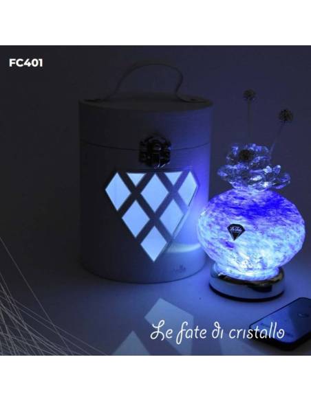 Bomboniere Le Fate Di Cristallo Diffusori per ambienti lampade luci led decoro in cristallo
