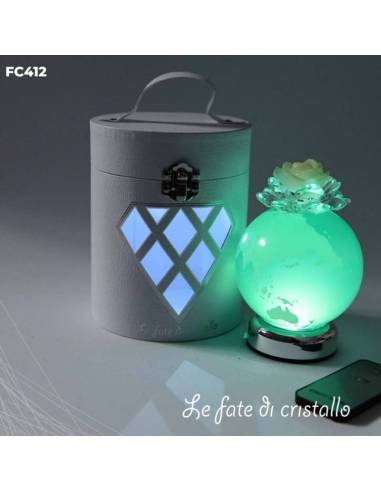 Bomboniere Le Fate Di Cristallo lampade led mappamondo verde