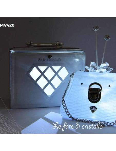 Le Fate Di Cristallo bomboniere Profumatore ambiente borsa lampada led