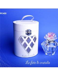 Le Fate Di Cristallo bomboniere boccetta profumo a forma di fiore