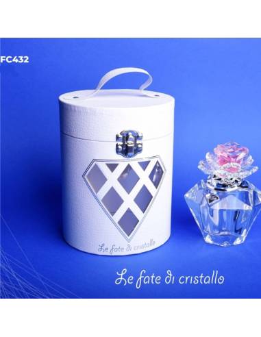 Le Fate Di Cristallo bomboniere boccetta profumo a forma di fiore