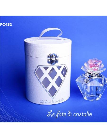 Le Fate Di Cristallo bomboniere boccetta profumo a forma di fiore