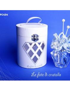 Le Fate Di Cristallo bomboniere Diffusori ambiente decoro in ceramica fiore cristallo