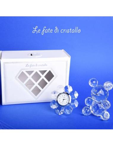 Le Fate Di Cristallo bomboniere particolari orologio e statua topolino