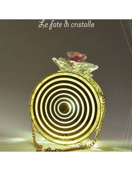 Bomboniere Le Fate Di Cristallo lampade led con fiore boccetta profumo