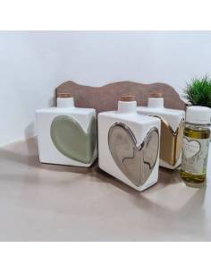 Bomboniere Claraluna Oliere in ceramica con cuori