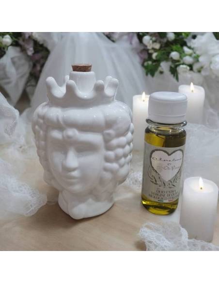 Claraluna bomboniere utili oliere teste di moro doppio volto