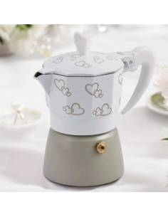 Bomboniere matrimonio utili cucina moka cuori