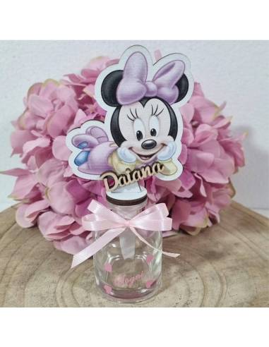 Bomboniere Minnie baby personalizzate profumatore SOGNI, AMORE E GIOIA