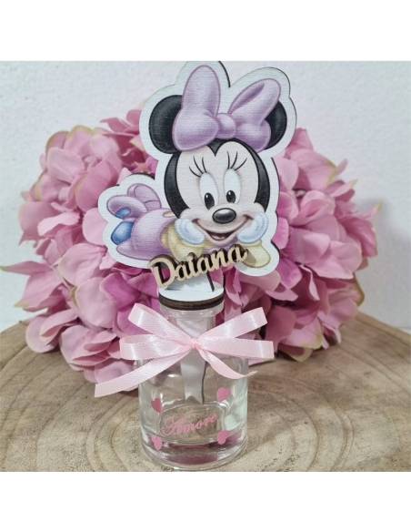 Bomboniere profumatore bottiglia in vetro con cuori e frasi Gioia