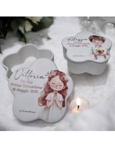 Claraluna bomboniere Comunione personalizzate portagioie