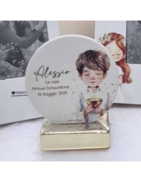Statuetta Comunione bambino Claraluna personalizzate e moderne