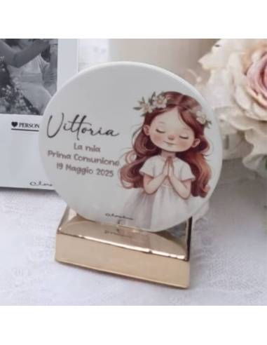 Statuetta Comunione bambina Claraluna personalizzate e moderne