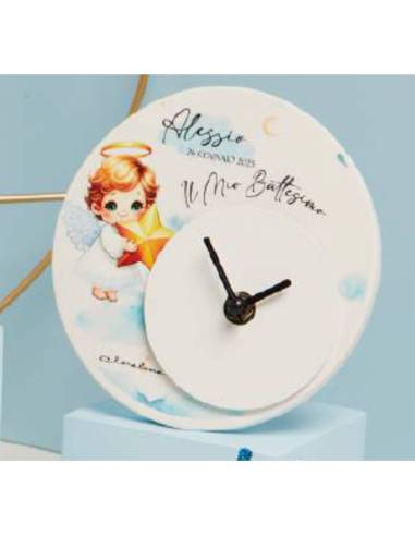 Claraluna bomboniere catalogo di Battesimo personalizzate orologio maschio