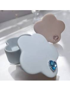 Claraluna bomboniere Battesimo portagioie cuore diamante