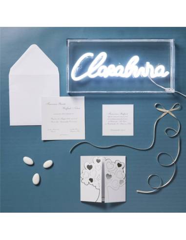 Bomboniere Claraluna oliera in ceramica decoro cuore charm