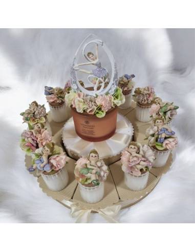 Bomboniere candele profumate shop online torta ballerine