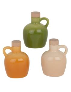 Bomboniere matrimonio utili ed economiche oliera in ceramica 3 colori