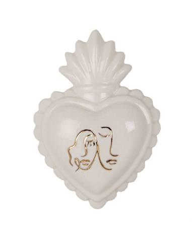 Calamita Cuore Sacro bomboniere matrimonio sposi dorati