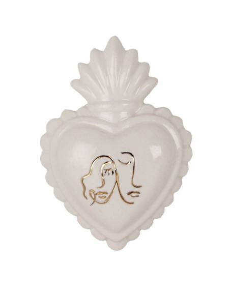 Calamita Cuore Sacro bomboniere matrimonio sposi dorati