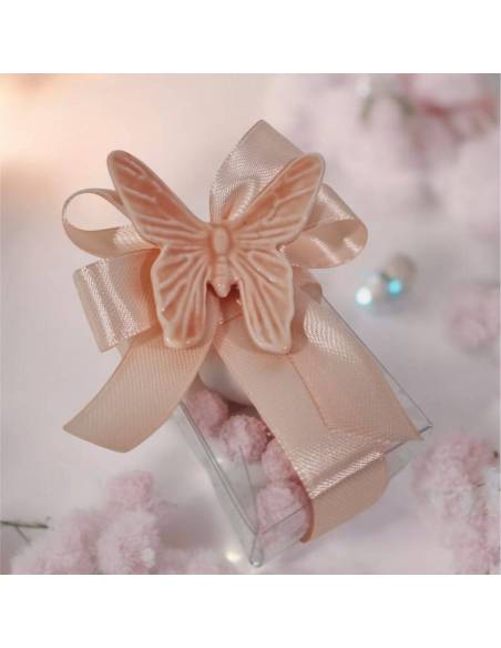 Bomboniere farfalle in ceramica calamite complete