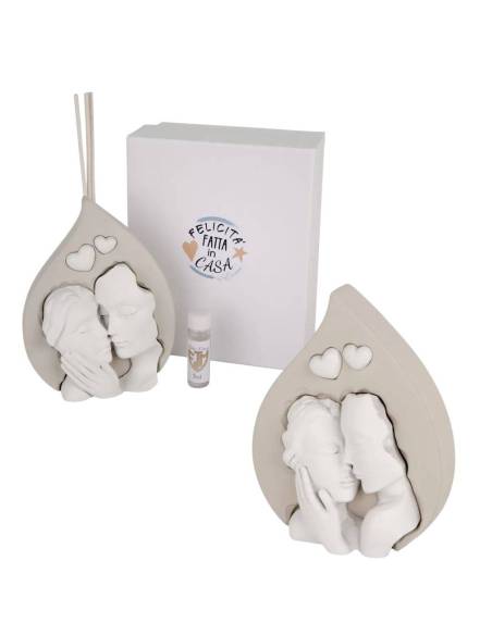 Il Bacio bomboniere matrimonio diffusore d'ambiente