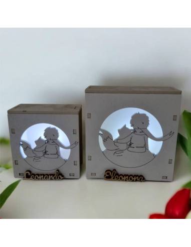 Piccolo principe bomboniere personalizzate lampada led