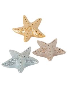 Lampade bomboniere a forma di stella in ceramica 3 colori