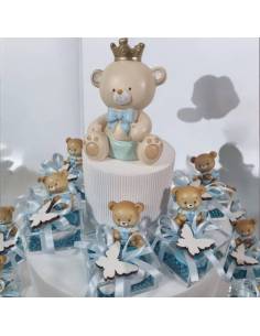Idee bomboniere Battesimo per bambino color orsetto 2