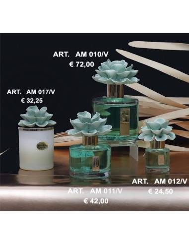 Bomboniere Marechiaro linea margareth verde profumatori capodimonte