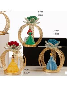 Bomboniere Principesse Disney rosa di stoffa firmate Grace Design