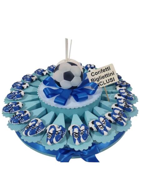 Bomboniere calcio ideali per comunione,cresima calamite scarpetta e pallone