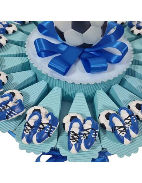 Torta di bomboniere calcio calamite Nazionale
