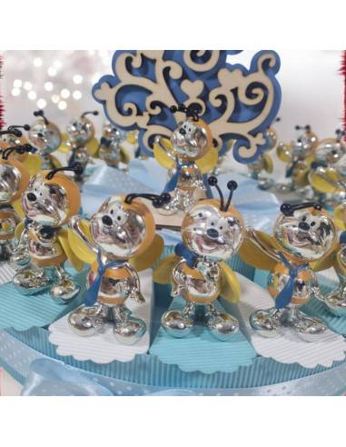 Bomboniere Battesimo bimbo ape statuetta