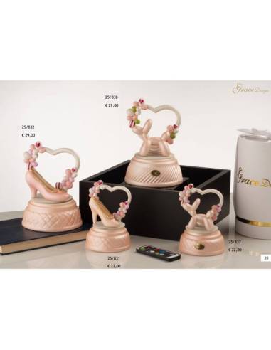 Bomboniere particolari lampade led cuori palloncini Grace Design