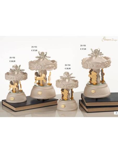 Bomboniere carosello cavallucci o angioletti Grace Design