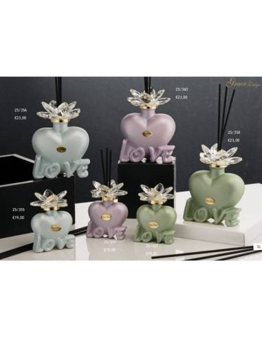 Diffusori ambiente cuori eleganti Love Grace Design