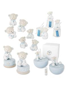 Bomboniere Battesimo orsetto bimbo cielo complete