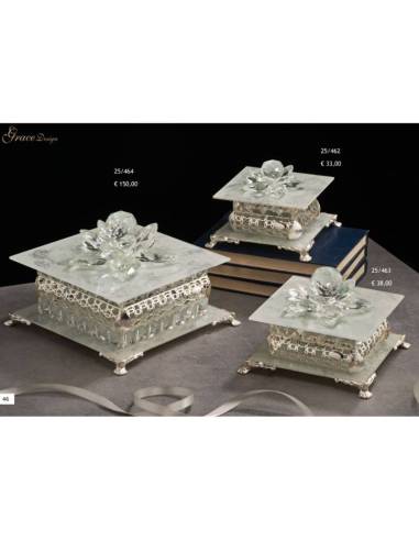 Bomboniere eleganti portagioie design raffinato Grace Design