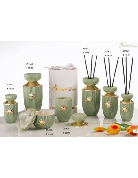 Profumatori ambiente e candele verdi Grace Design