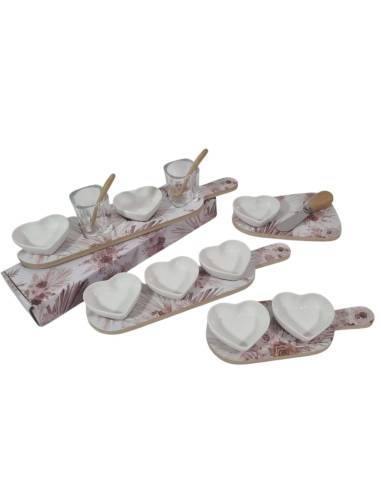 Bomboniere matrimonio utili ed eleganti antipastiera linea ROSE