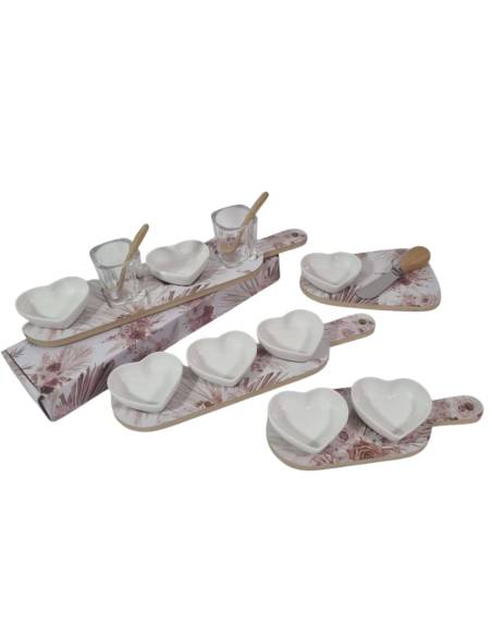 Bomboniere matrimonio utili ed eleganti antipastiera linea ROSE