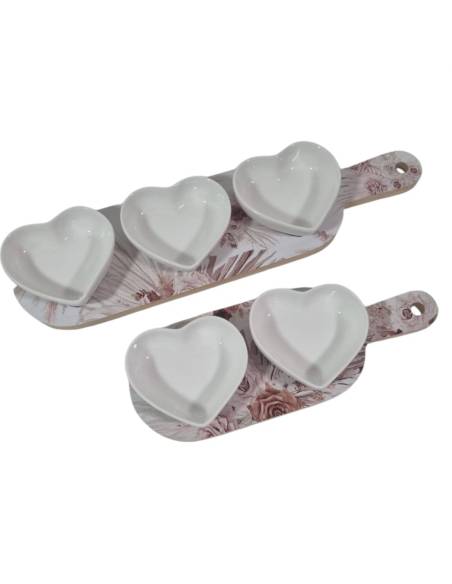 Bomboniere matrimonio utili ed eleganti antipastiera linea ROSE