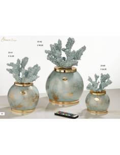 Bomboniere mare lampade led con corallo Grace Design